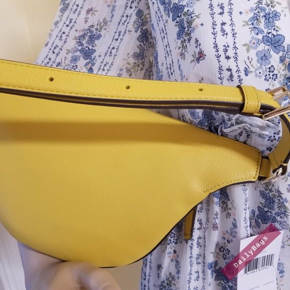 KATE SPADE BELT BAG FANNY YARROW GOLD YELLOW - Picture 6 of 10